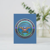US-Verteidigungsministerium Postkarte (Stehend Vorderseite)