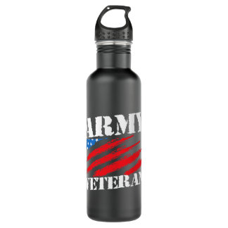 US Veteran Army veteran 164 Edelstahlflasche