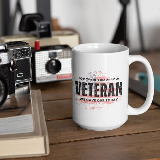 US-Veteran - Für ihre Zukunft haben wir unser Heut Kaffeetasse