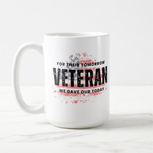 US-Veteran - Für ihre Zukunft haben wir unser Heut Kaffeetasse (Links)