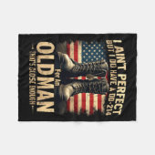 Us Veteran Gift I Ain't Perfect But Do Have An Old Fleecedecke (Vorderseite (Horizontal))