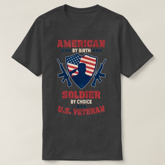 US Veteran-Hemd T-Shirt (Design vorne)