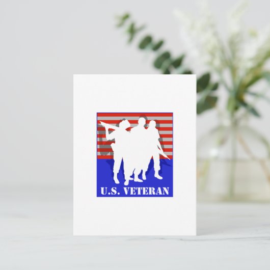 US-Veteran Postkarte (Stehend Vorderseite)