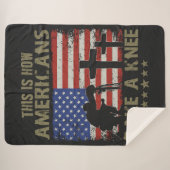 US-Veteran Sherpadecke (Vorderseite (Horizontal))