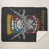 US-Veteran Sherpadecke (Vorderseite (Horizontal))