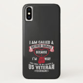 US Veteran Spaß Remüder Soldier Case-Mate iPhone Hülle (Rückseite)