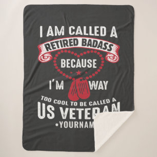 US Veteran Spaß Remüder Soldier Sherpadecke