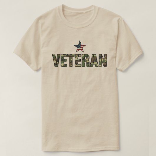 US-Veteran-Tarntext  T-Shirt (Design vorne)