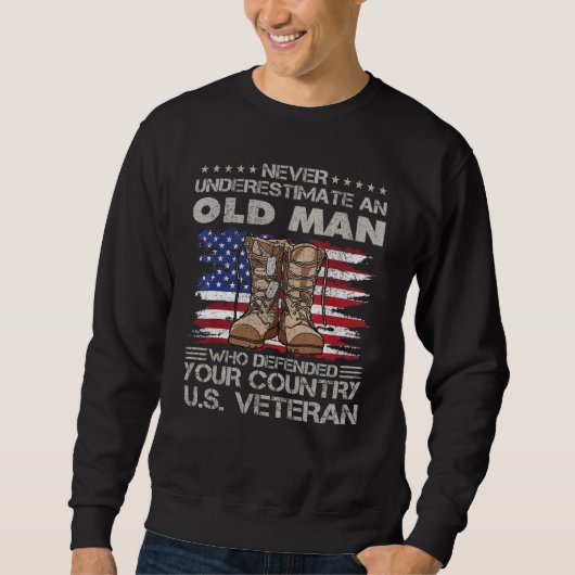 US Veteran veterans day Us Patriot_1 Sweatshirt (Vorderseite)