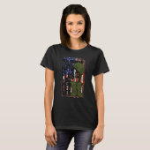 US Veteran veterans day Us Patriot 1 T-Shirt (Vorne ganz)