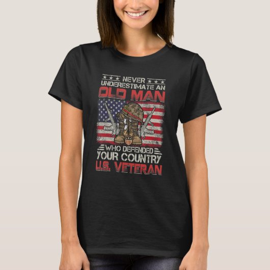 US Veteran veterans day Us Patriot_2 T-Shirt (Vorderseite)