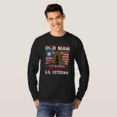 US Veteran veterans day Us Patriot   T-Shirt (Vorne ganz)