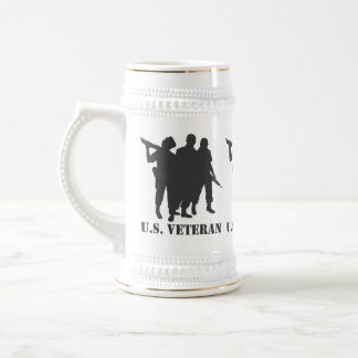 US VETERANEN-BIER STEIN BIERGLAS