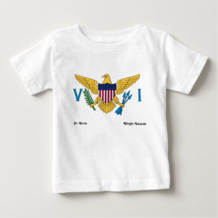 US Virgin Islands Flag Baby T-shirt