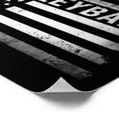 US Volleyball Practice USA Flag American Women Men Poster (Ecke)