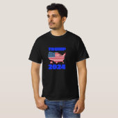 US-Wahl 2024 Trump Republikanischer Unterstützer T-Shirt (Vorne ganz)