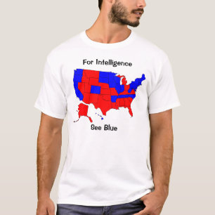 US-Wahl-Karte T-Shirt