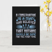 US-Wahl - Konservative sind ein Mann Karte (Gelbe Blume)