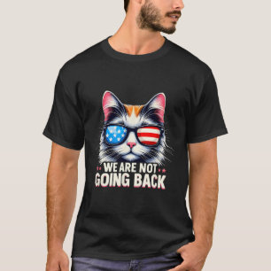 US-Wahltag 2024 USA Flaggenkatze Wir sind nicht G T-Shirt