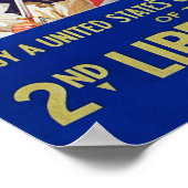 US War Bonds 2. Liberty Loan 1917 Ersten Weltkrieg Poster (Ecke)