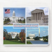 US Washington - Hauptstadt - Oberster Gerichtshof Mousepad (Vorne)