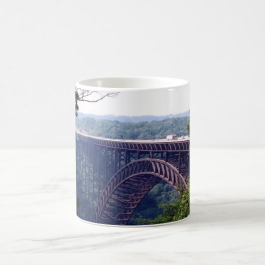 US West Virginia - New River Gorge Bridge - Kaffeetasse (Mittel)