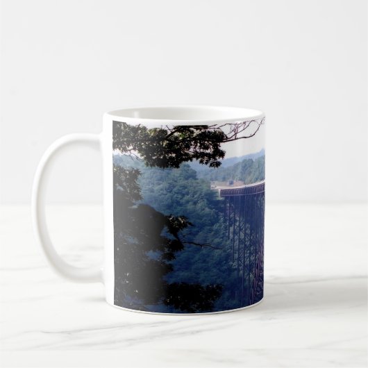 US West Virginia - New River Gorge Bridge - Kaffeetasse (Links)