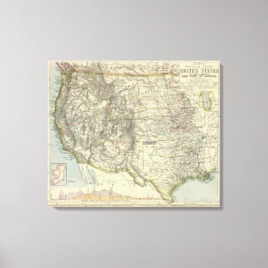 US-Western Leinwanddruck (Vorderseite)