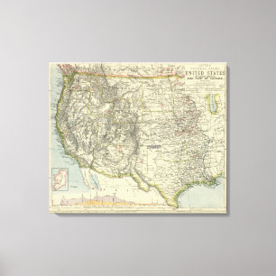 US-Western Leinwanddruck