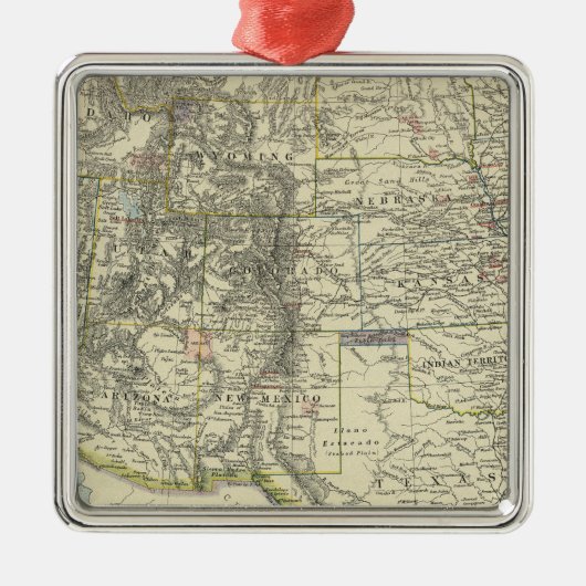 US-Western Ornament Aus Metall (Vorne)