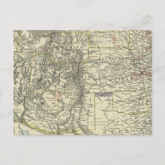 US-Western Postkarte (Vorderseite)