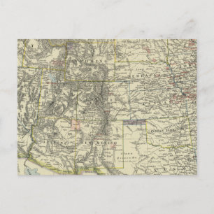US-Western Postkarte