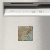 US-Wetterkarte Magnet (In Situ (Geschirrspüler))