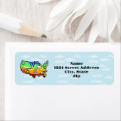 US-Wettervorhersage Rücksendeadressen-Aufkleber (Insitu)