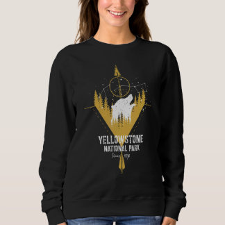 Us Yellowstone Nationalpark Camping Wandern Sweatshirt