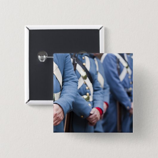 US zivile Krieg-Ära Marinesoldaten, Militär Button (Vorne & Hinten)