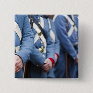 US zivile Krieg-Ära Marinesoldaten, Militär Button