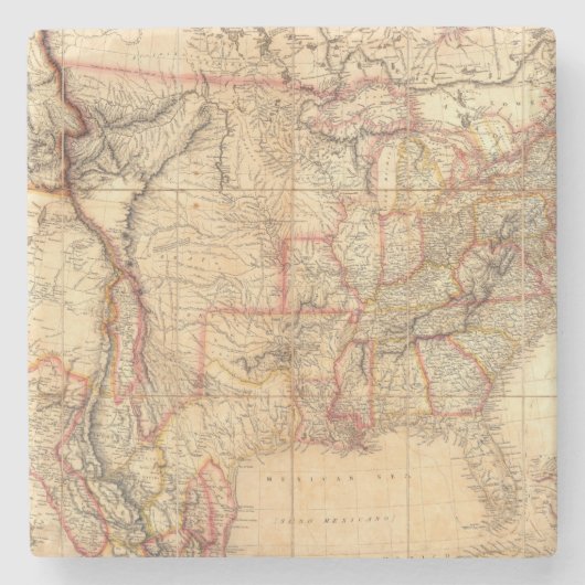 USA 12 STEINUNTERSETZER (Vorderseite)