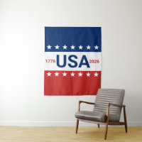 USA 1776 2026 250. Jahrestag Rot Weiß Blau