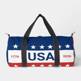 USA 1776 2026 250. Jubiläum Rot Weiß Blau Duffle Bag