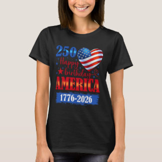 USA 1776 2026 4. Juli 250. Geburtstag USA 250 Jahr T-Shirt