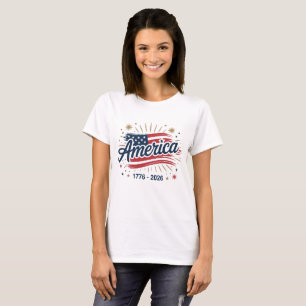 USA 1776–2026 America 250 Patriotisches USA 250 T-Shirt