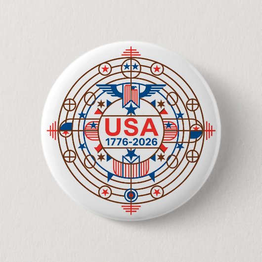 USA 1776-2026 BUTTON (Vorderseite)