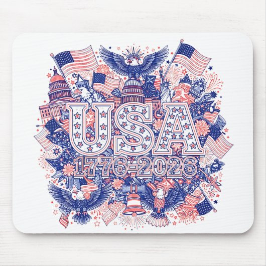 USA 1776-2026 MOUSEPAD (Vorne)