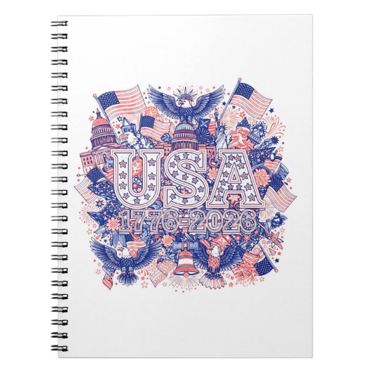 USA 1776-2026 NOTIZBLOCK (Vorderseite)
