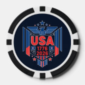 USA 1776-2026 POKERCHIPS (Vorderseite)