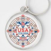 USA 1776-2026 SCHLÜSSELANHÄNGER (Vorne)