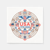 USA 1776-2026 SERVIETTE (Vorderseite)