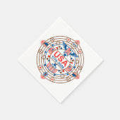 USA 1776-2026 SERVIETTE (Ecke)