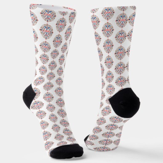 USA 1776-2026 SOCKEN (Gewinkelt)
